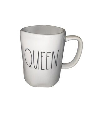 RAE DUNN Artisan Collection "Queen" Coffee Tea Mug Cup By Magenta